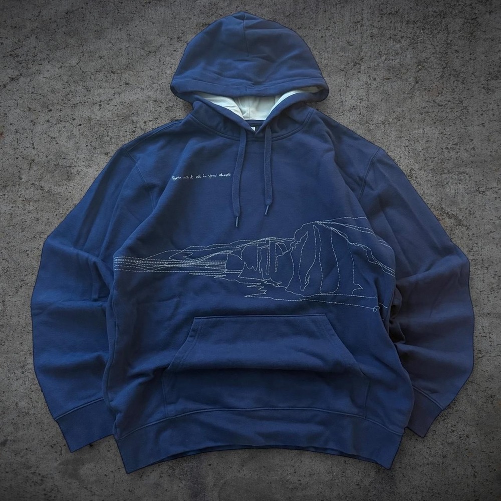 Vans Off The Wall Gallery Kae Tempest Embroidered Pullover Hoodie Size XL Surf